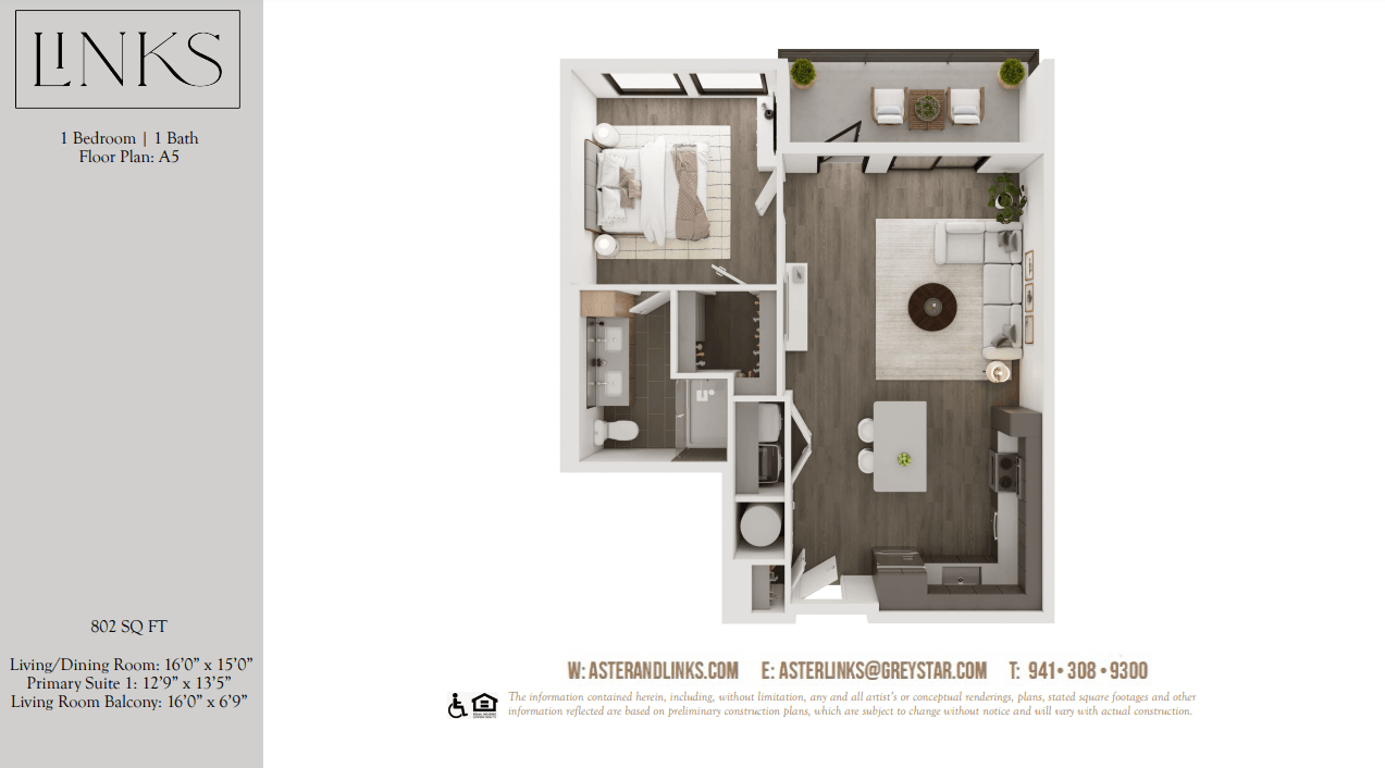 Links A5 floor plan