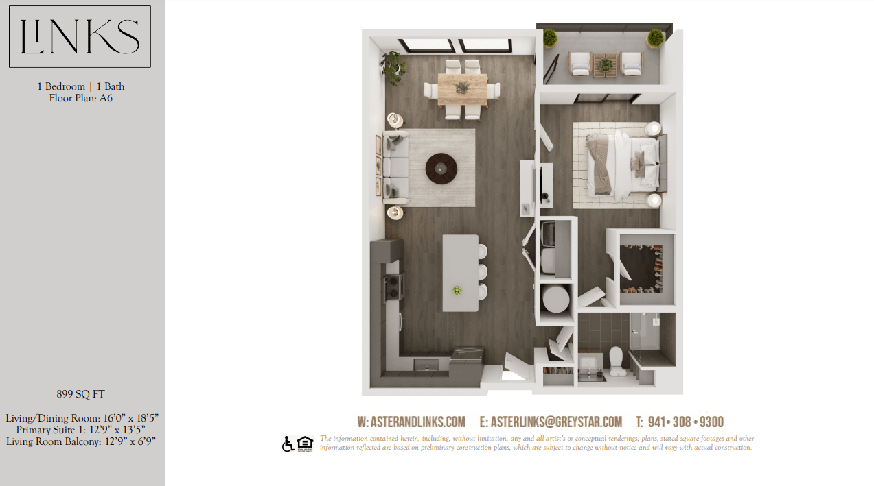 Links A6 floor plan