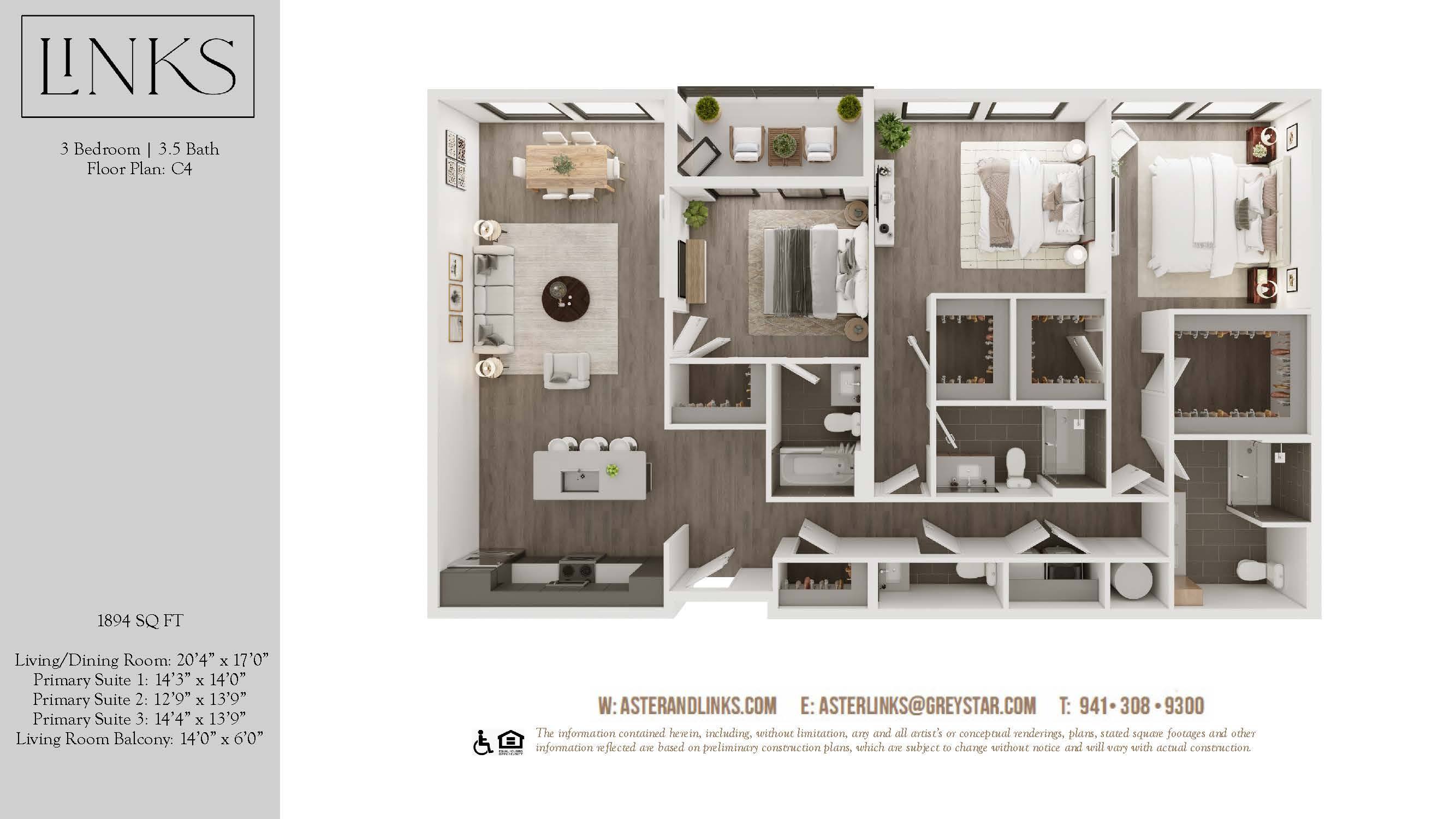 Links C4 floor plan
