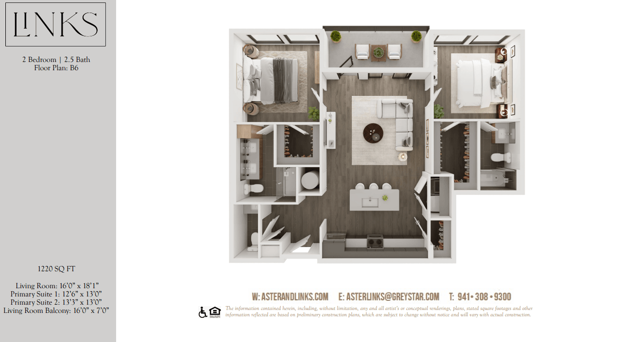 Links B6 floor plan