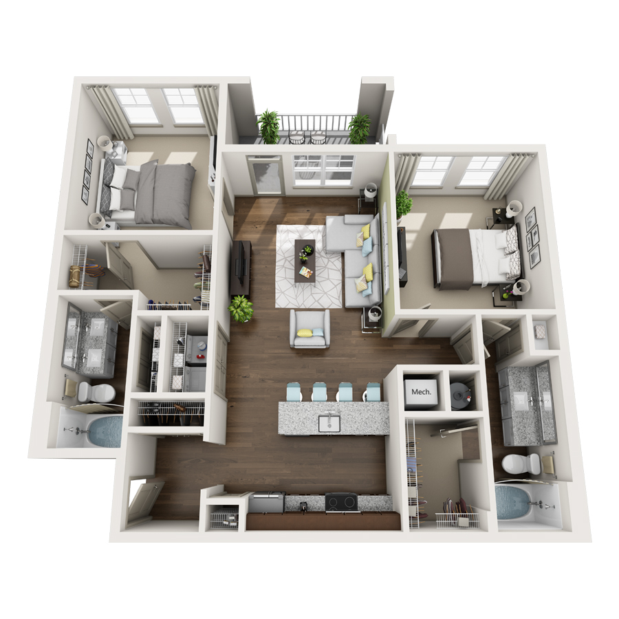 B2 floor plan