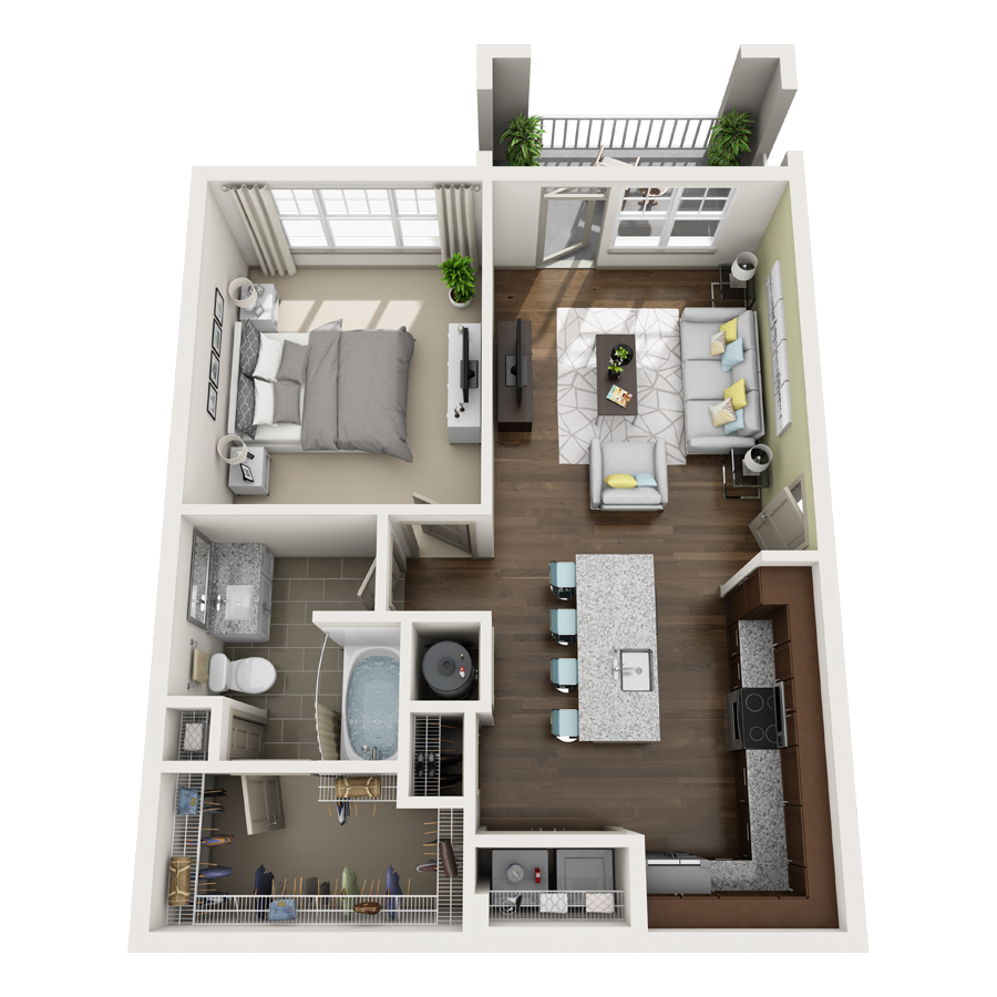 A1 floor plan