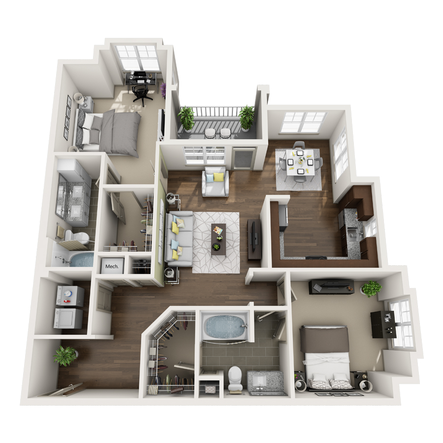 B6 floor plan