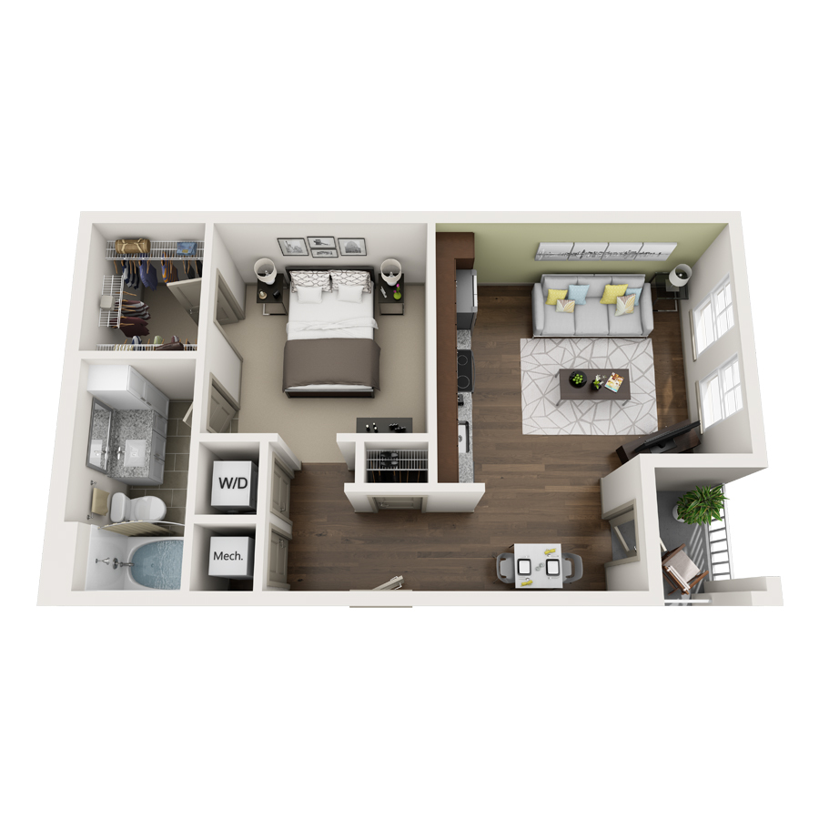 Studio floor plan