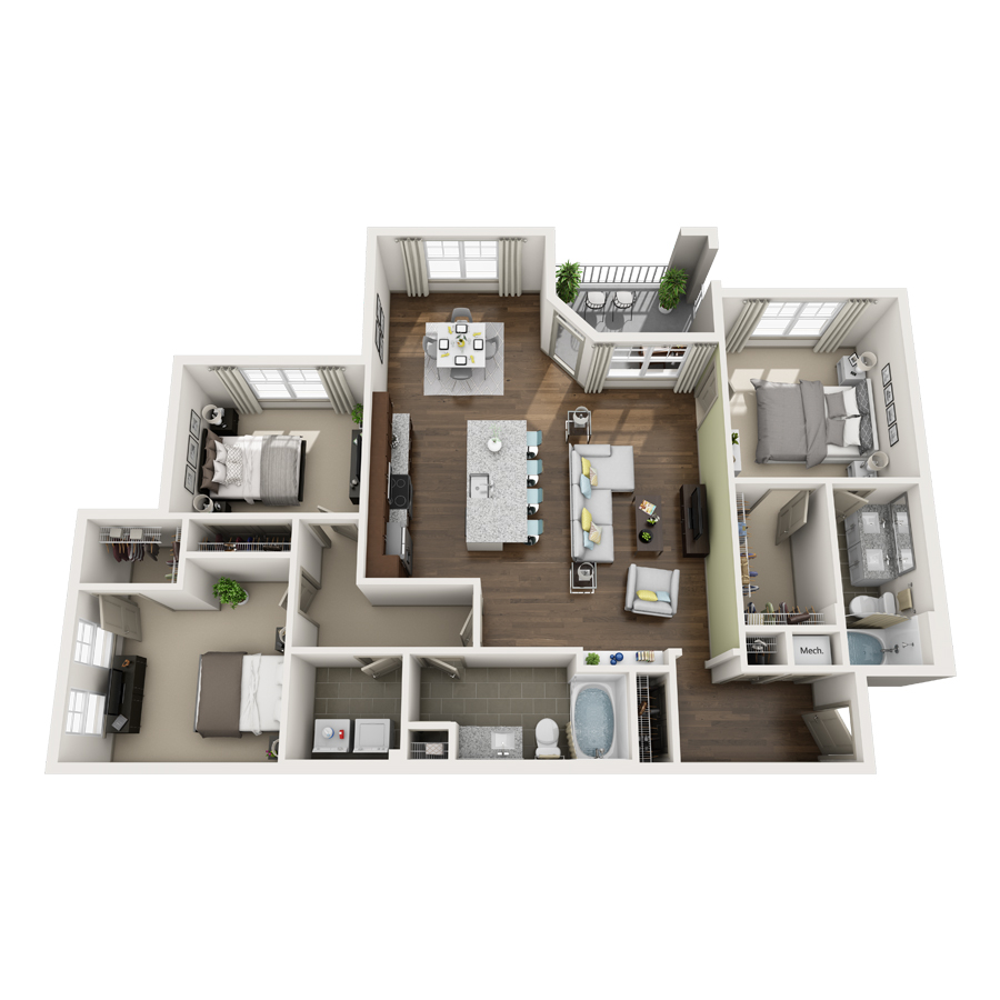 C1 floor plan