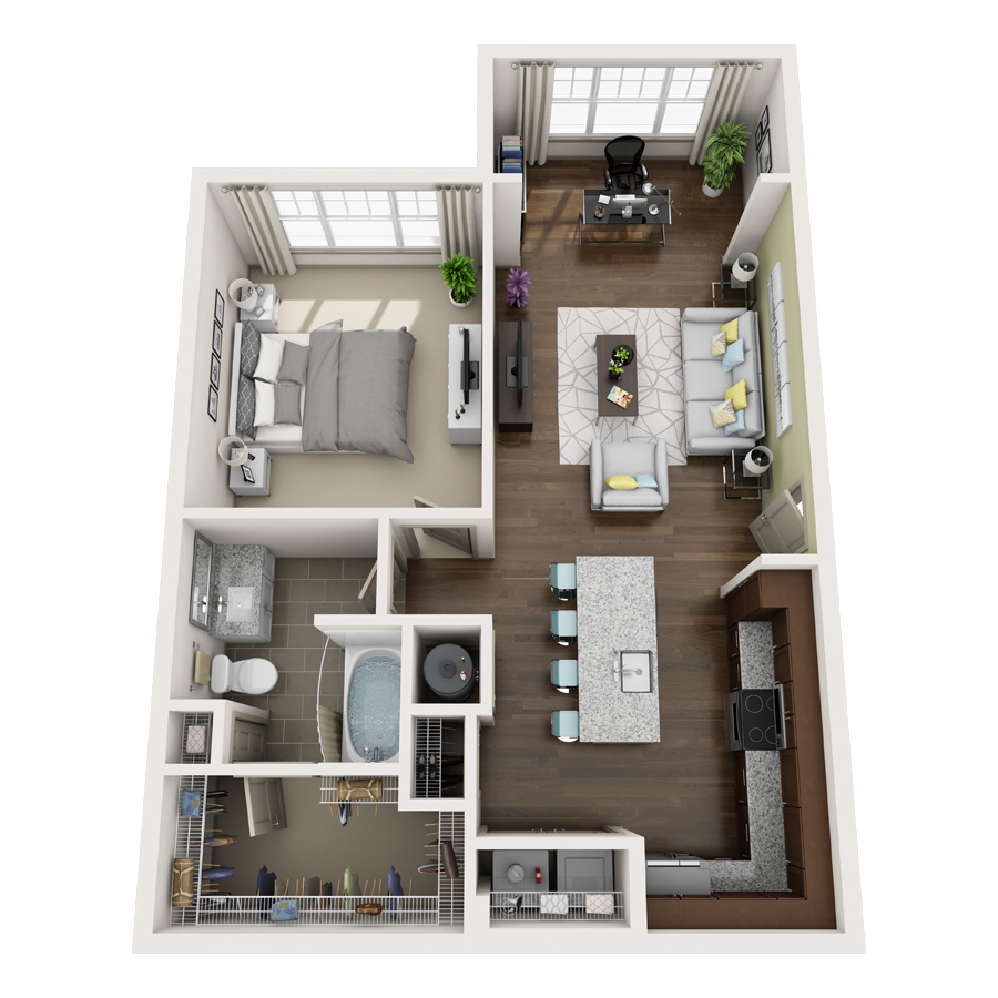 A1-S floor plan