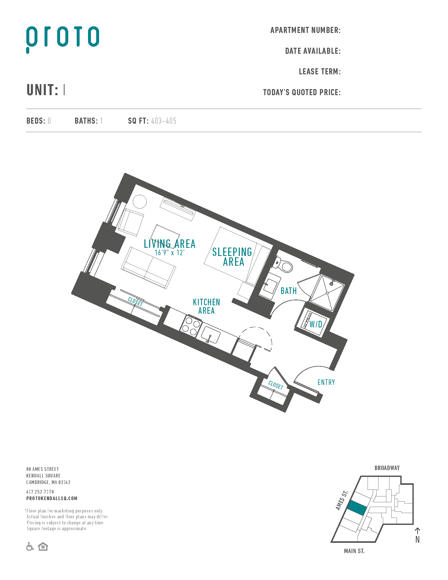 Studio-I floor plan