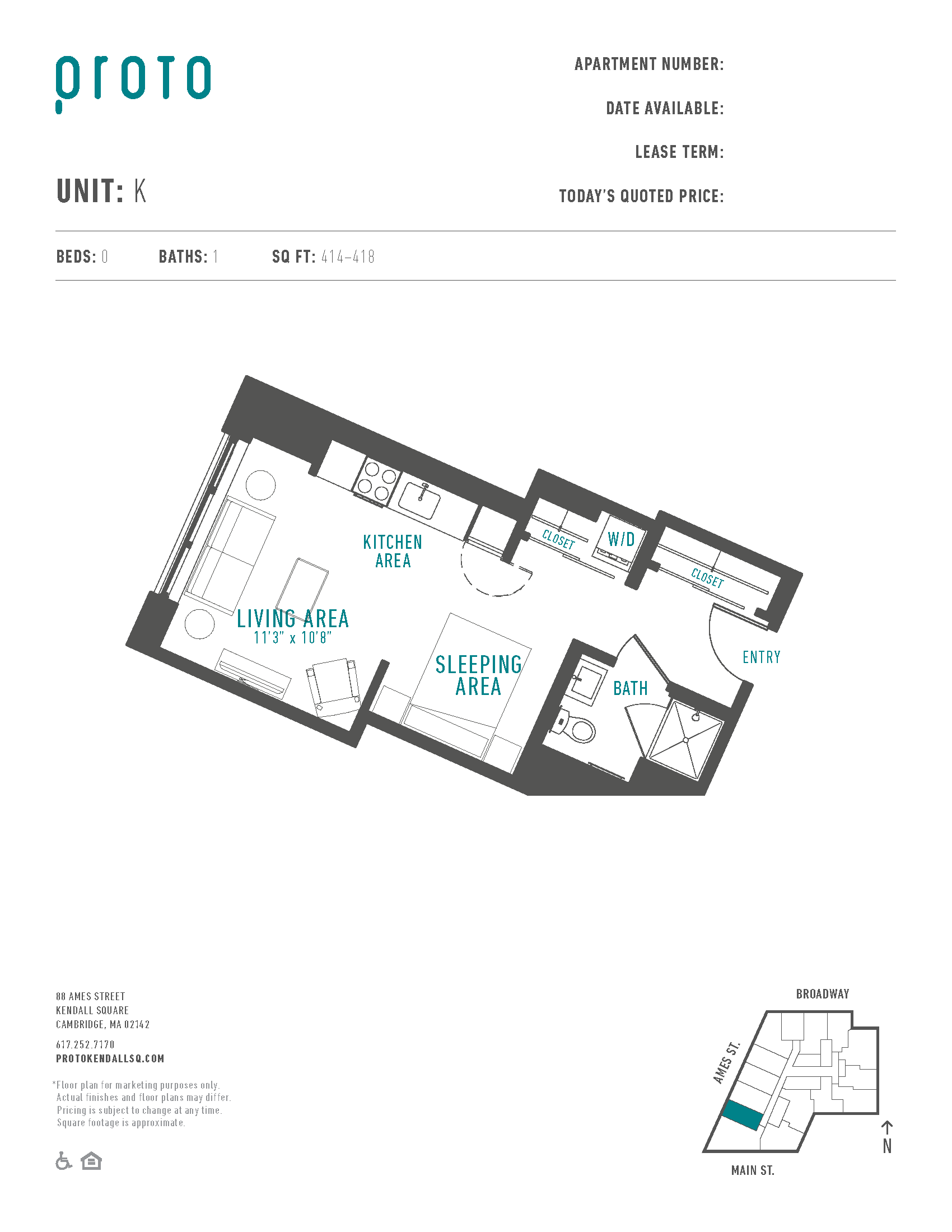 Studio-K floor plan