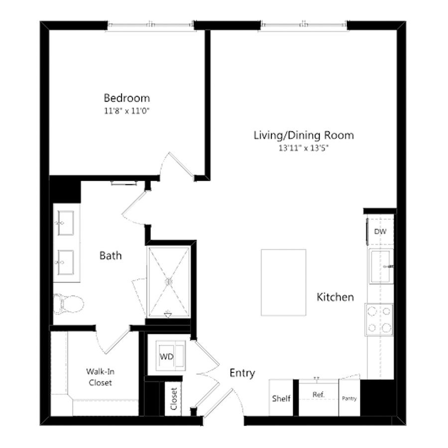 1A4 floor plan