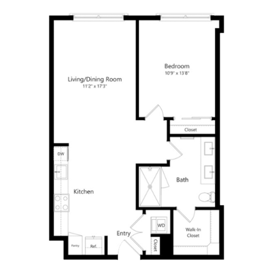 1C1 floor plan