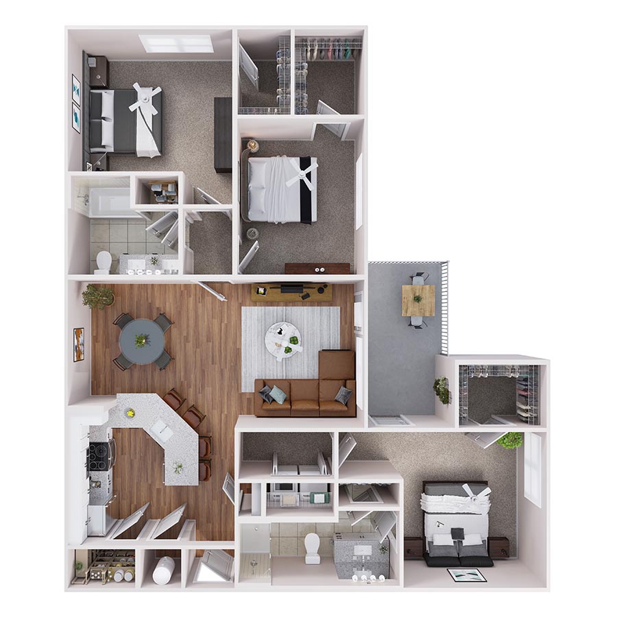 3 Bedroom Apartment – 138 Greison Trail #3201, Newnan, GA