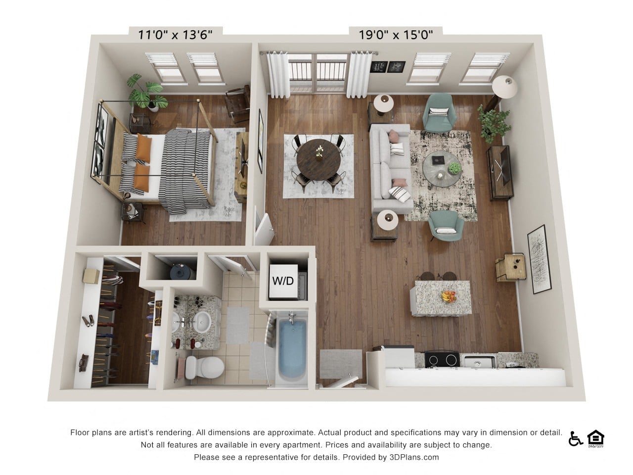 A2 floor plan