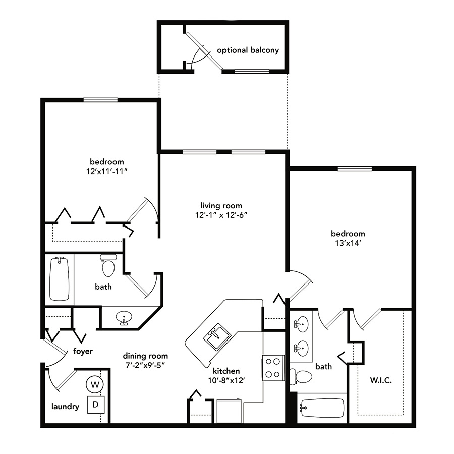 Bowie floor plan