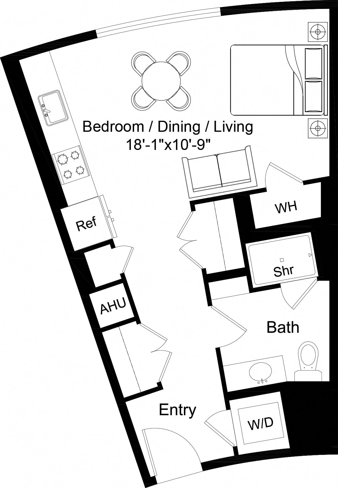 Studio-S4 floor plan