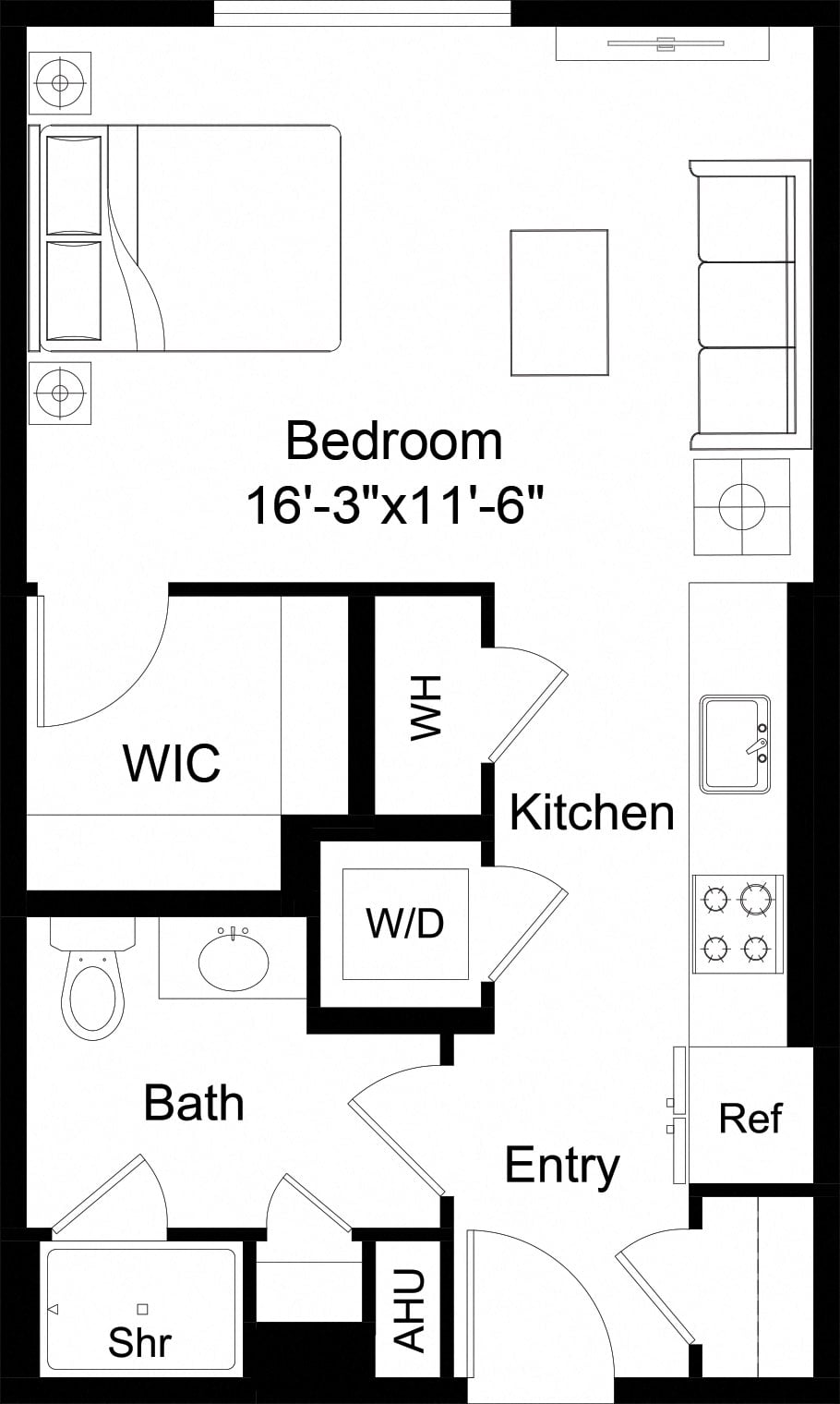Studio-S1 floor plan