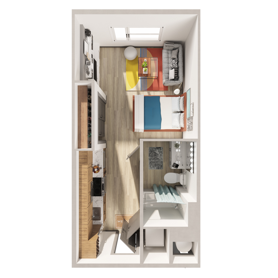 A-E1 floor plan