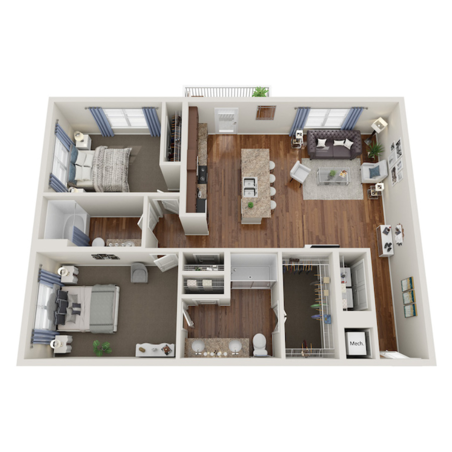 B4.2 - 2x2 floor plan