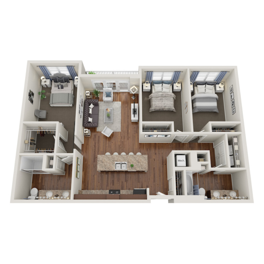 C2.2 - 3x2 floor plan