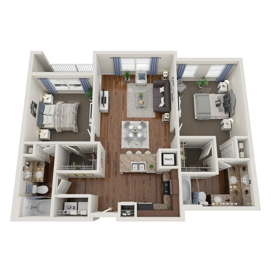 B2.1 floor plan