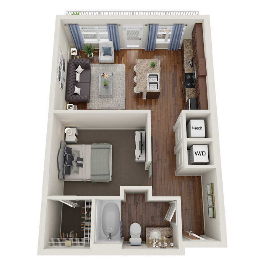 S1 - 0x1 floor plan