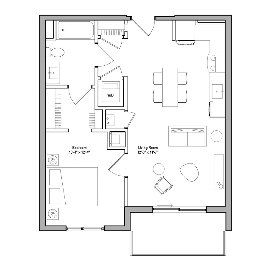 A1-B floor plan