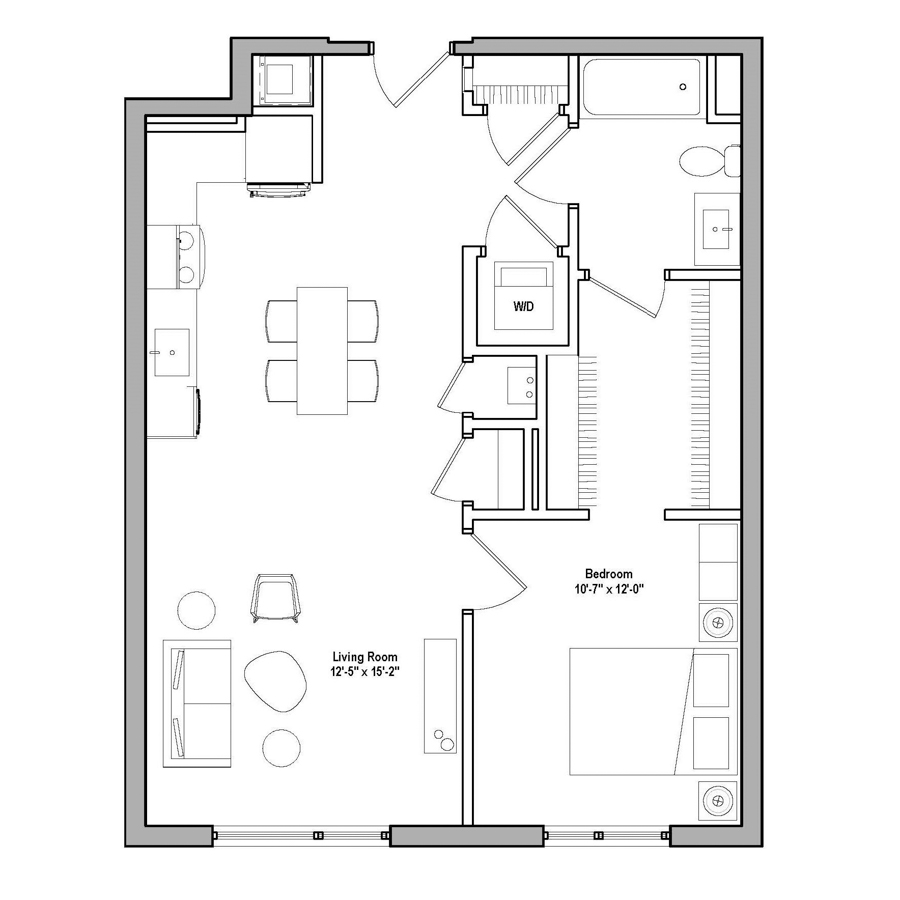 A1-SA floor plan
