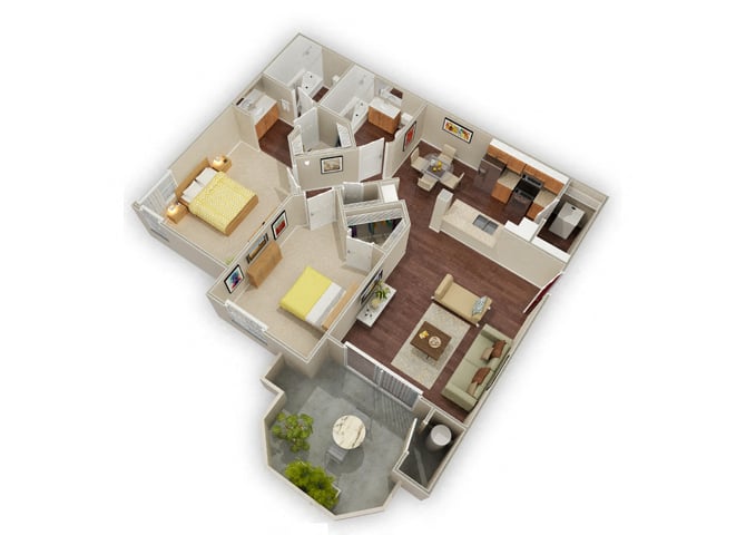 Terrazzo floor plan