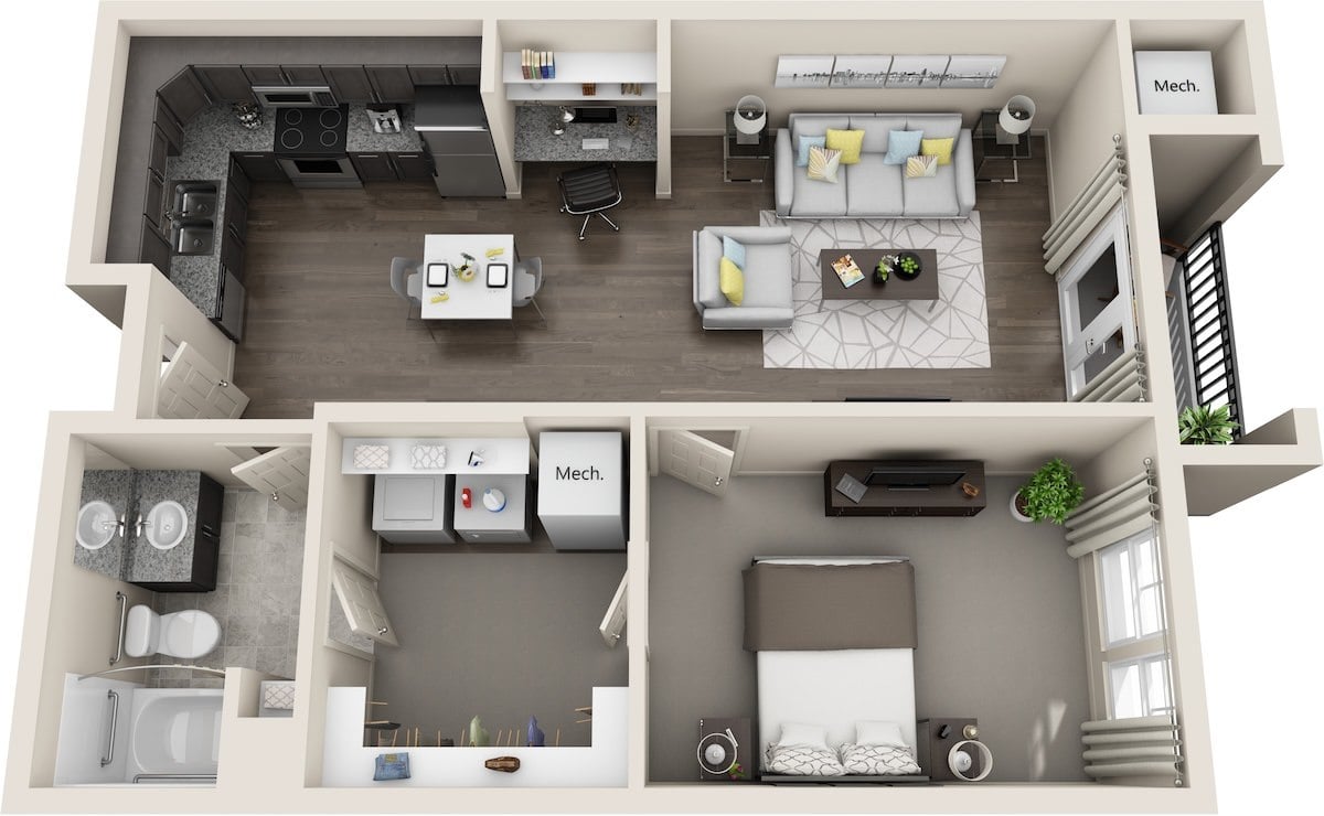 A1B floor plan