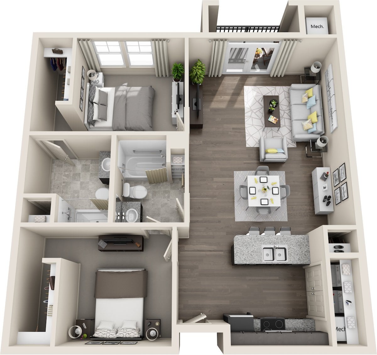 B2B floor plan