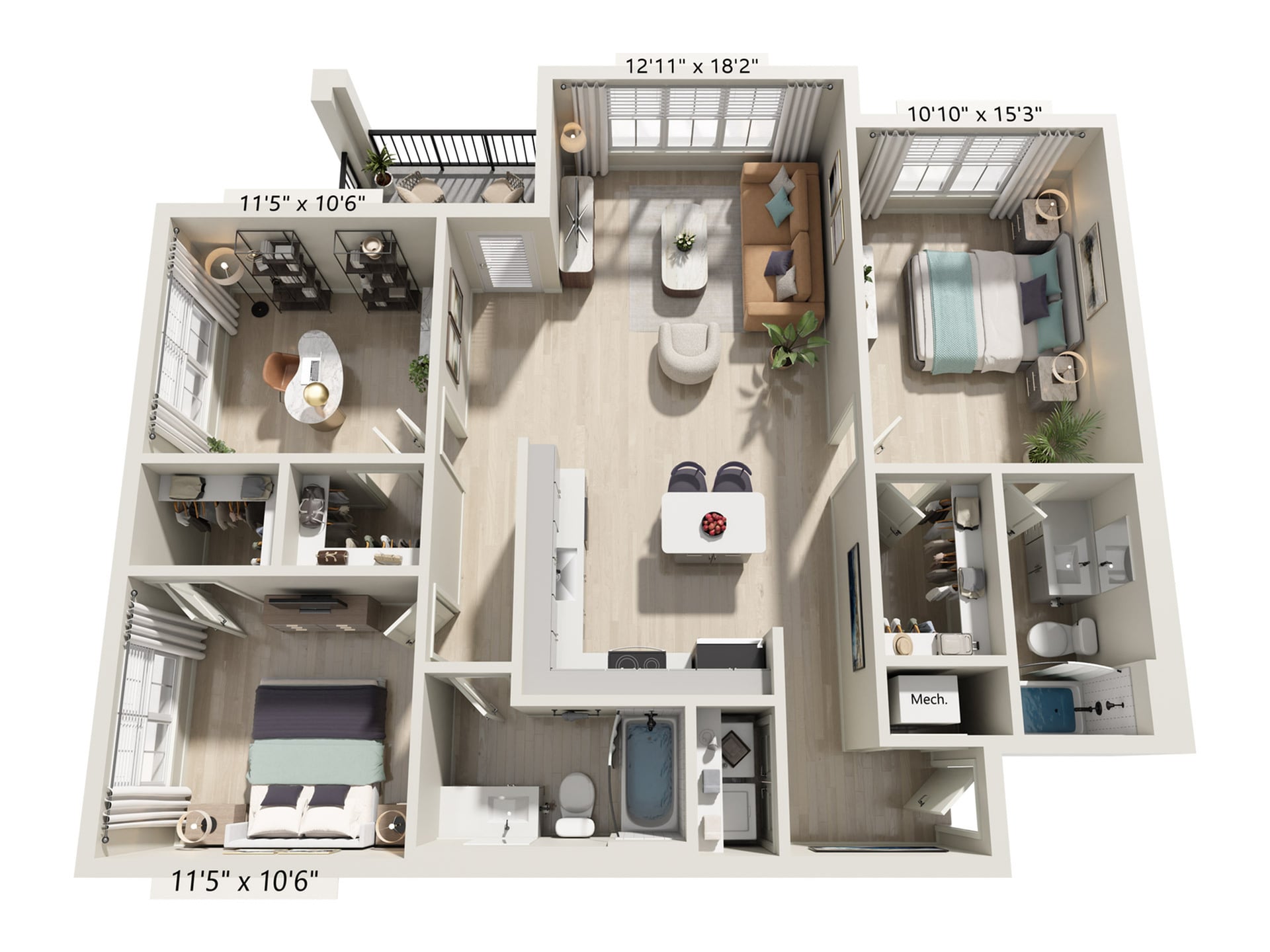 C1 floor plan