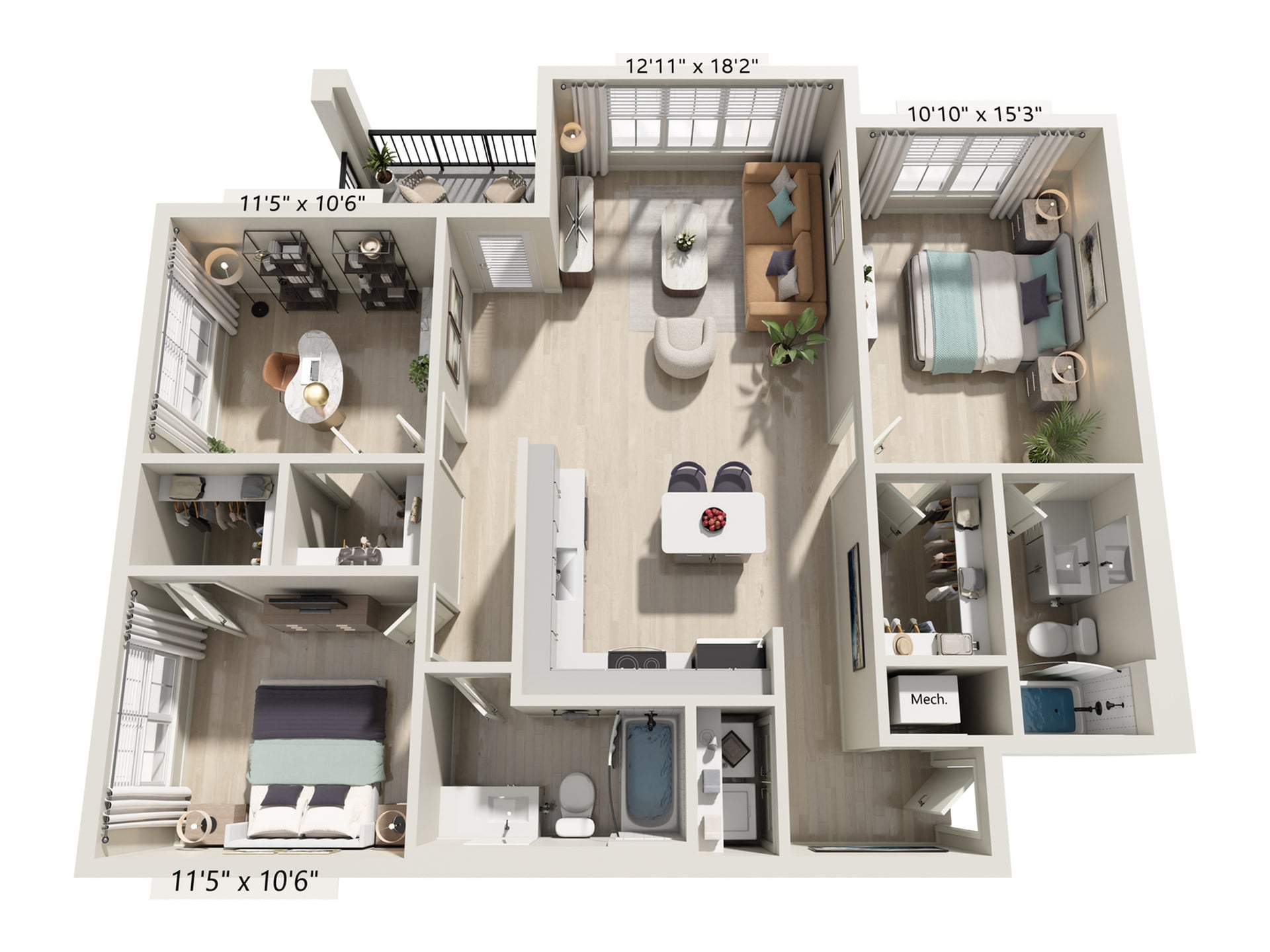 C1.1 floor plan