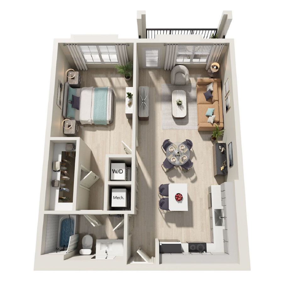 A2-B floor plan