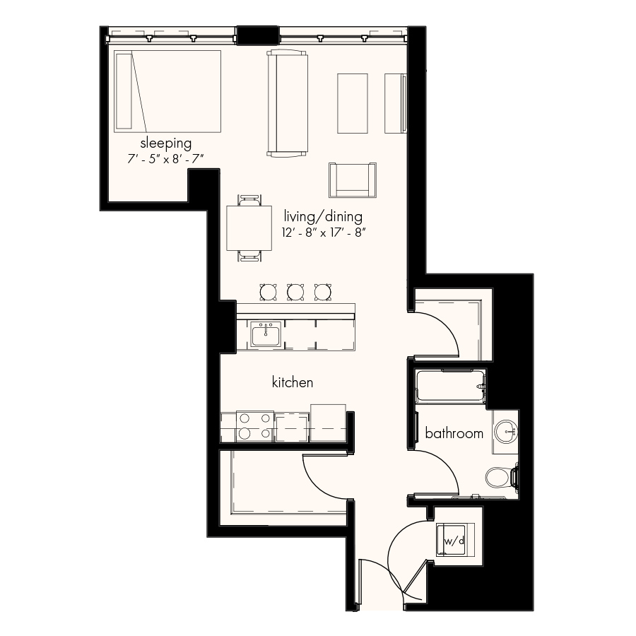 Unit 1214 floor plan