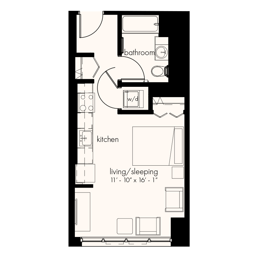 Unit 2507 floor plan