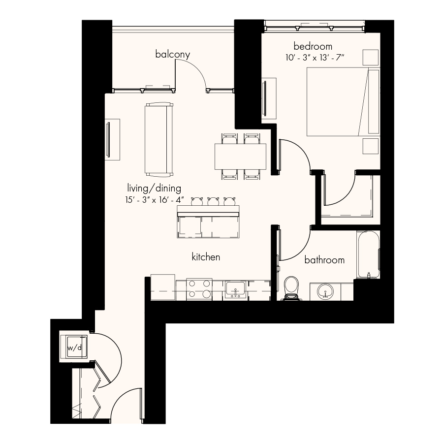 Unit 3812 floor plan