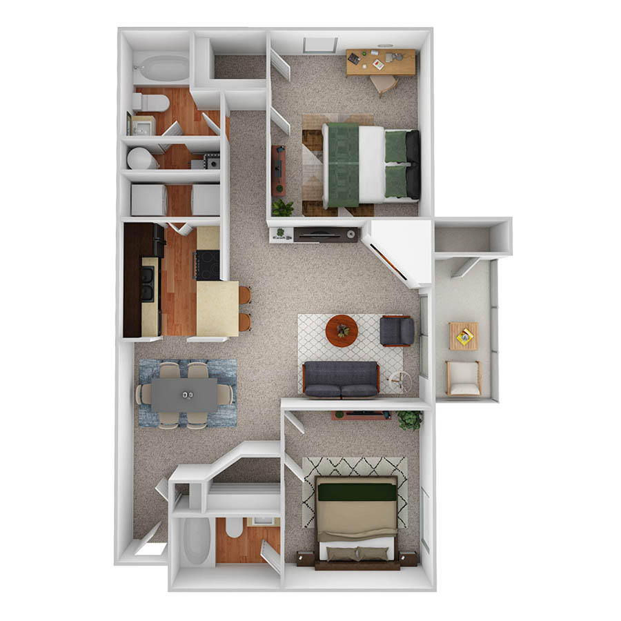 B2ar floor plan