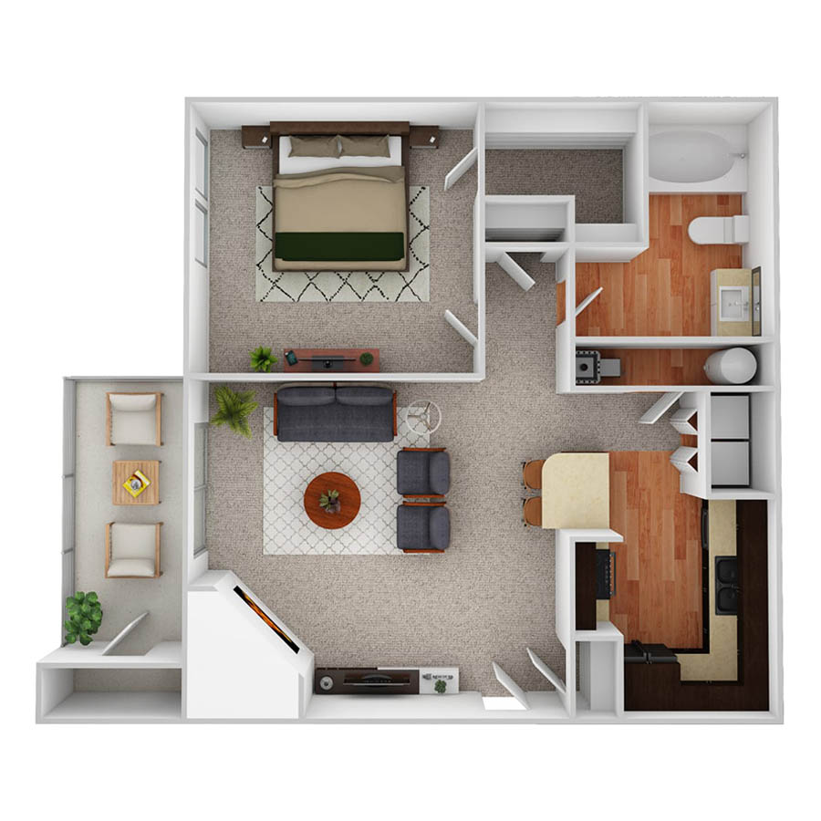 A2br floor plan