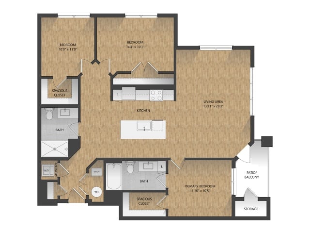 E1 floor plan