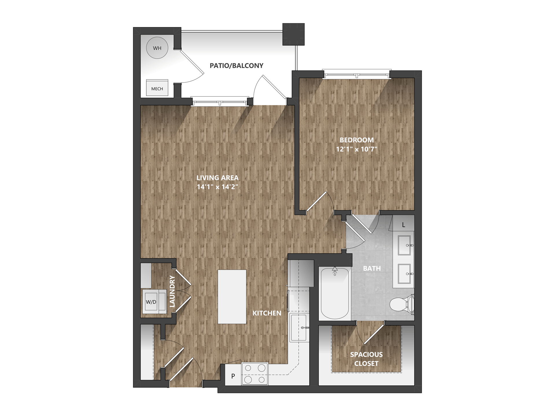 A2 floor plan
