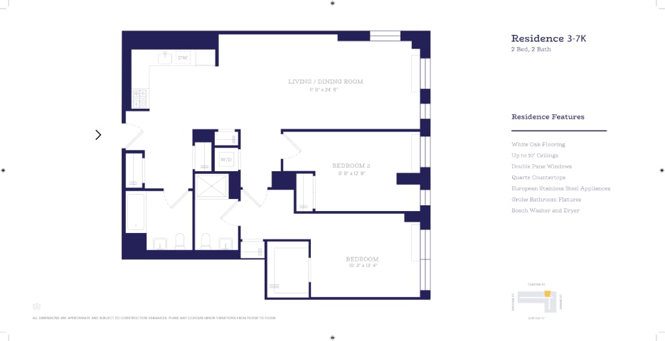2B2 floor plan