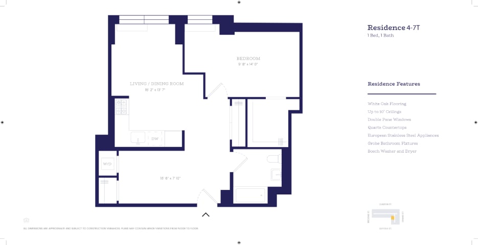 1B6 floor plan