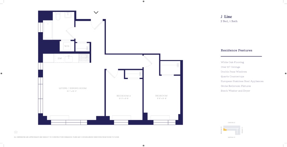 2B1 floor plan