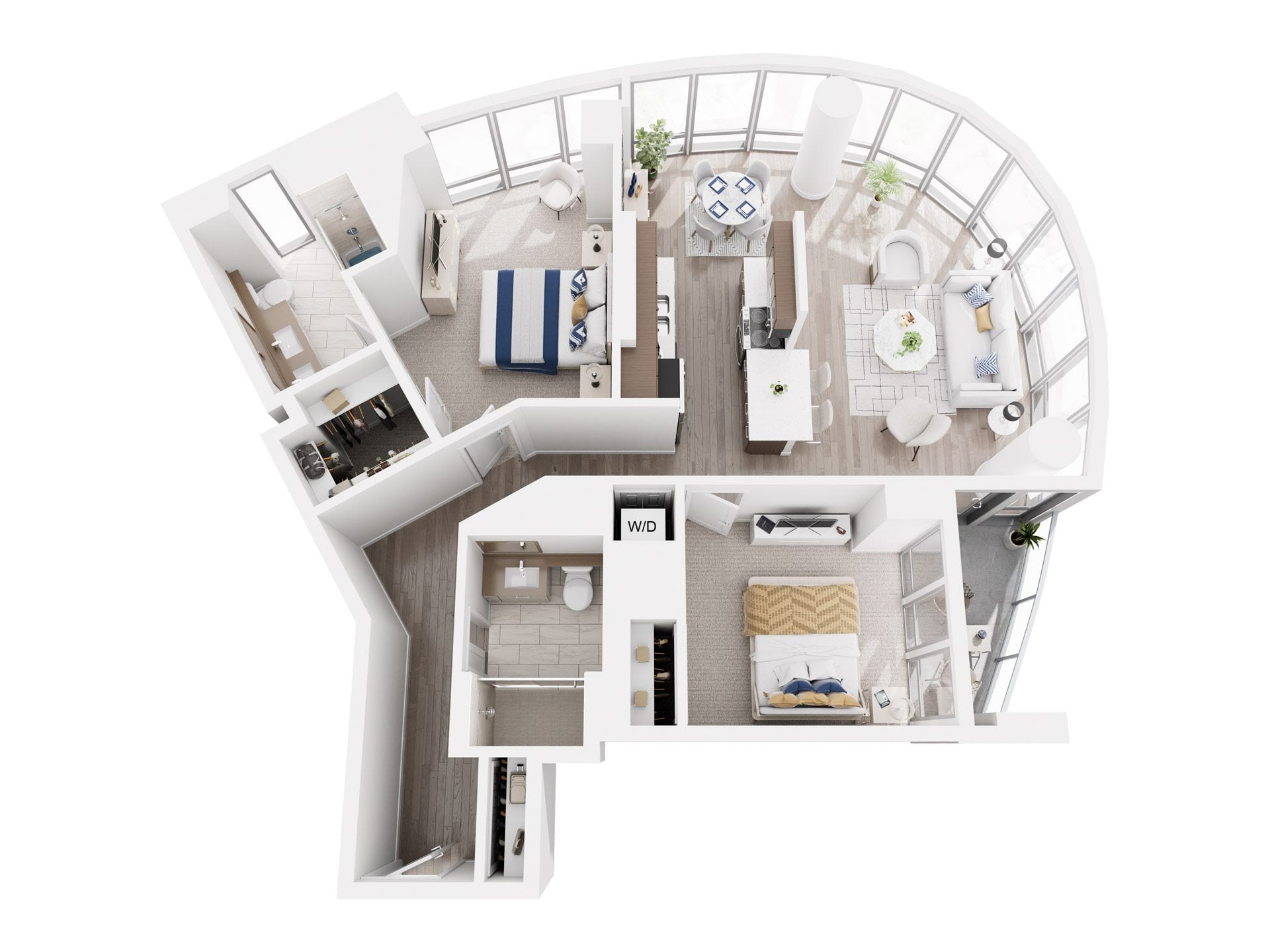 Unit 01-3412 floor plan