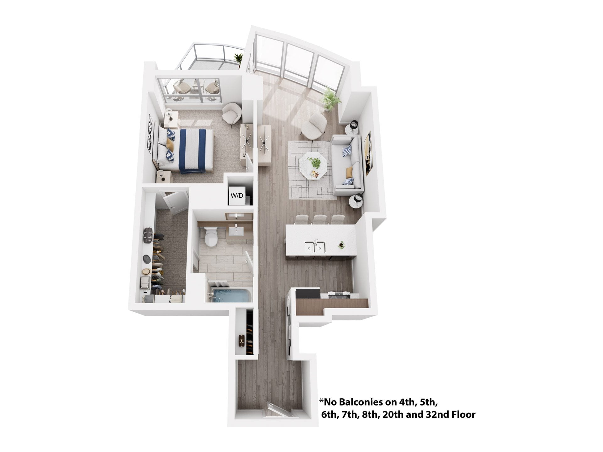Unit 01-4108 floor plan
