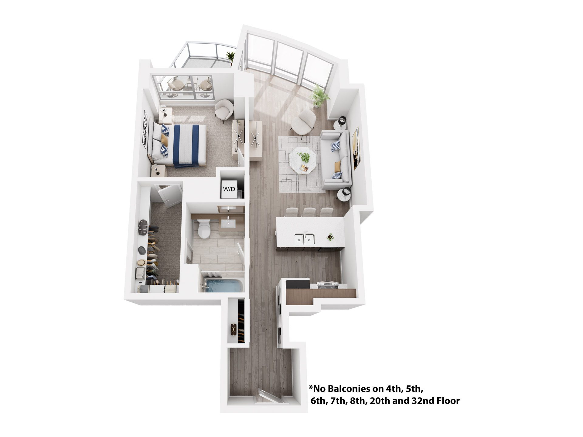 Unit 01-4108 floor plan