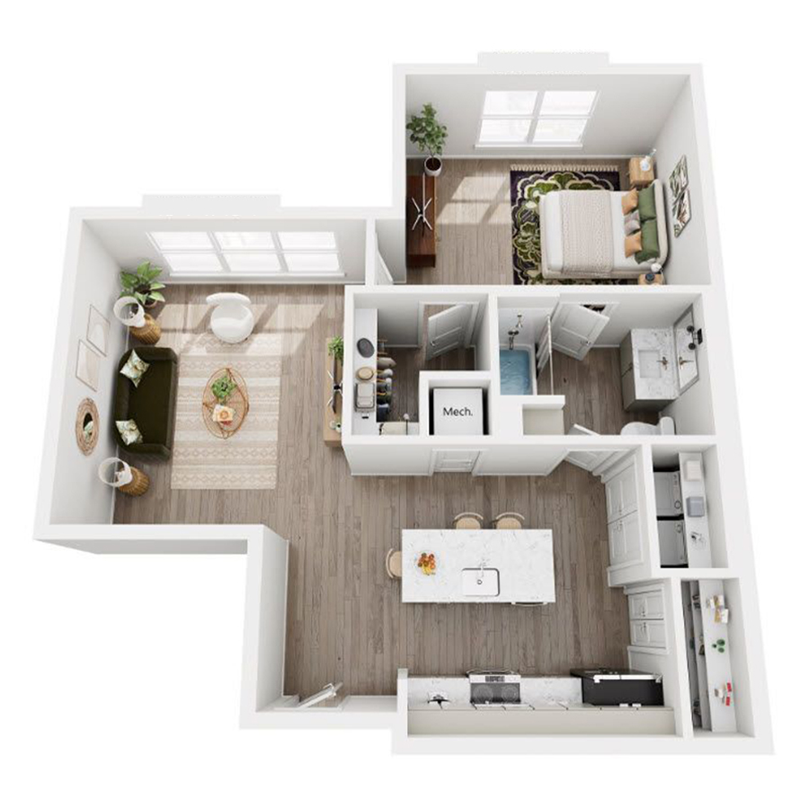 A2 floor plan