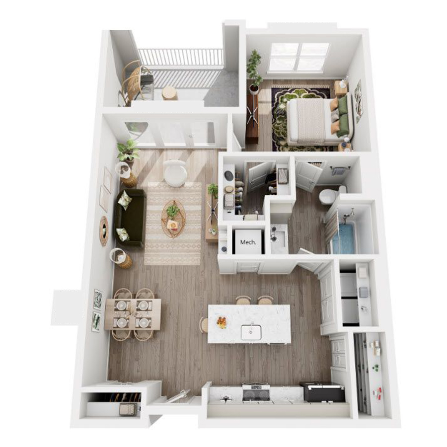 A1 floor plan