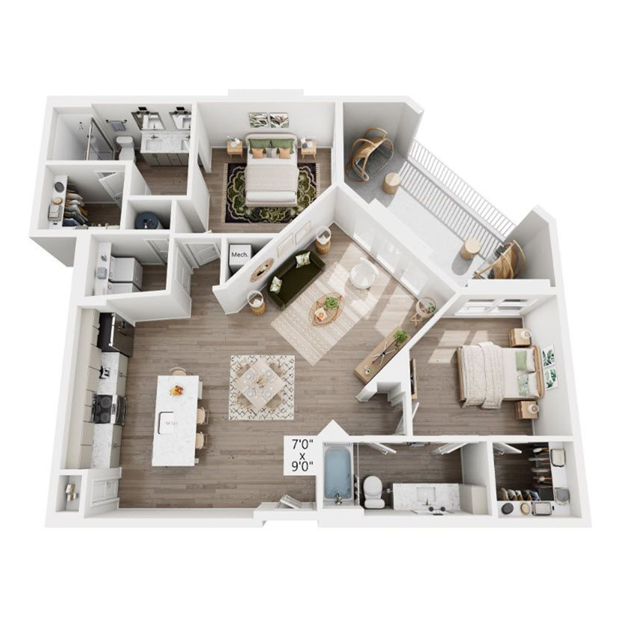 B2 floor plan