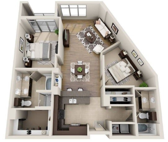 B2A- Renovated floor plan