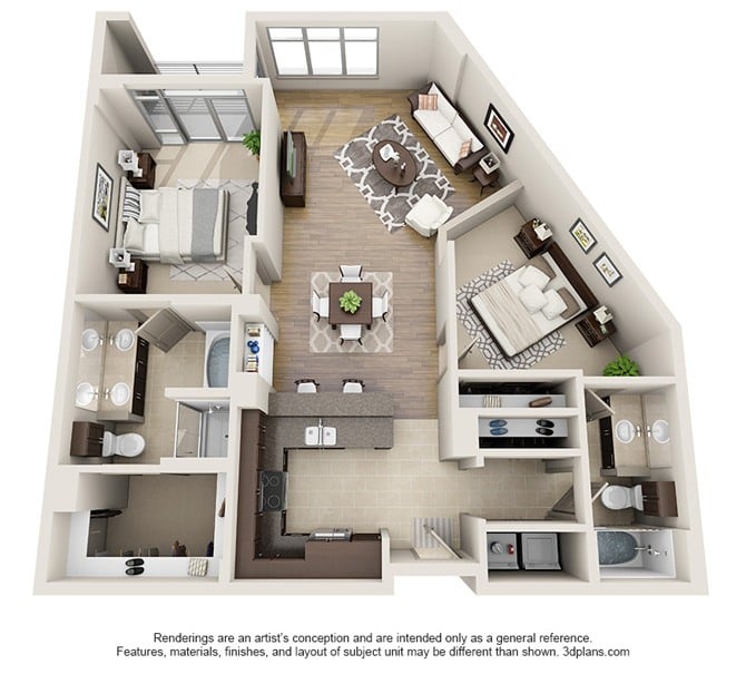 B2A floor plan